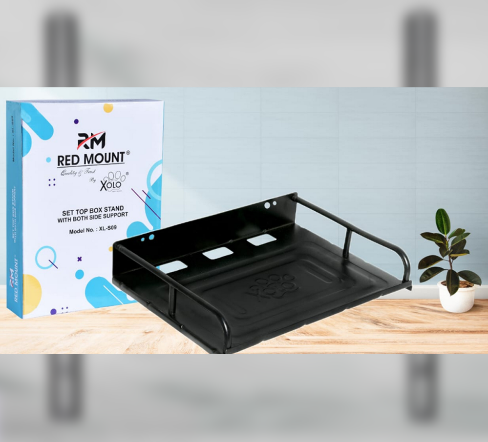 SET TOP BOX STAND WITH BOTH SIDE SUPPORT MODEL NO - XL - S09